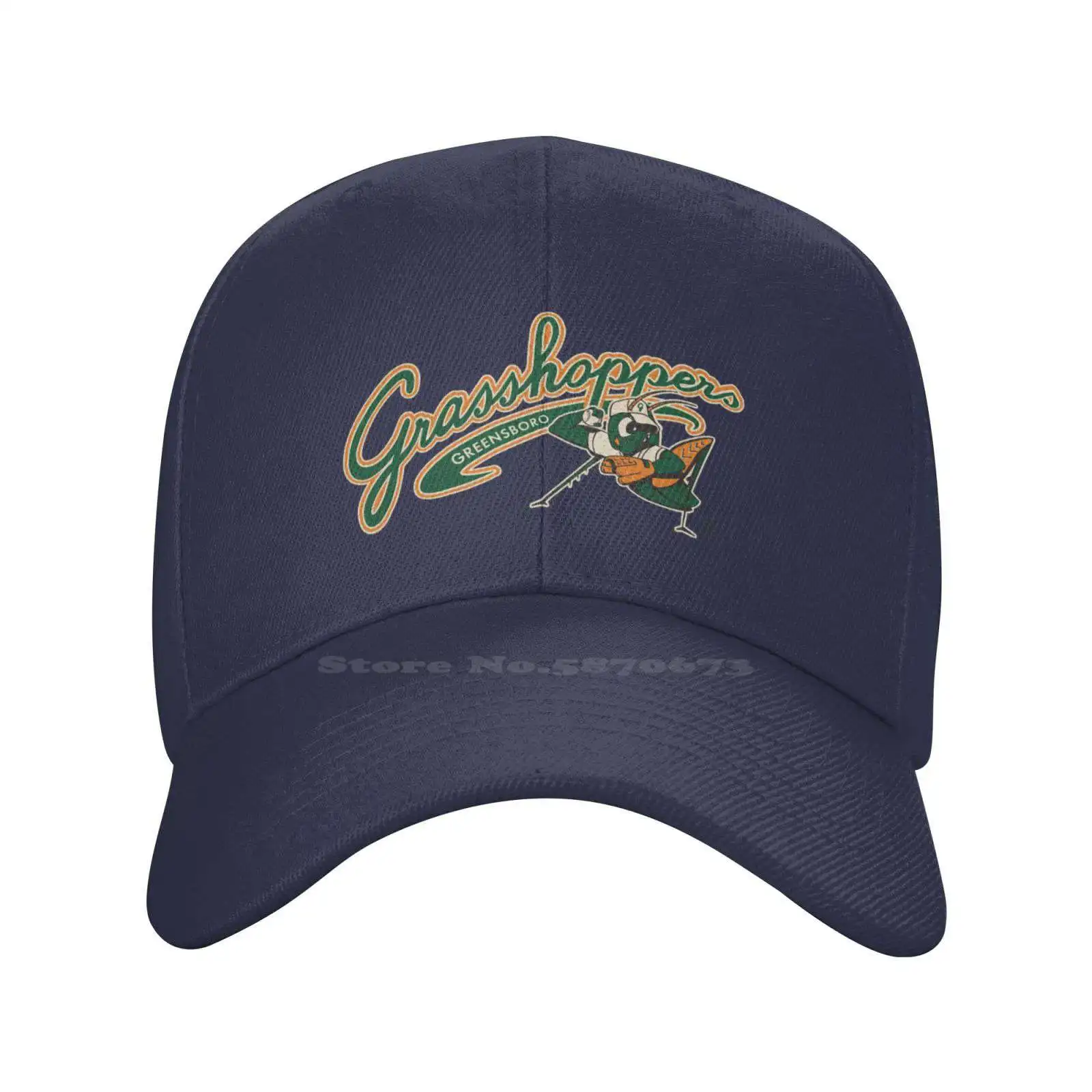 

Greensboro Grasshoppers Logo Fashion quality Denim cap Knitted hat Baseball cap