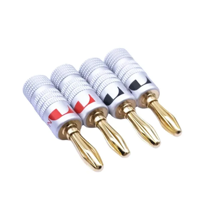 

Медные позолоченные вилки типа «банан» 4 мм, 4 шт.