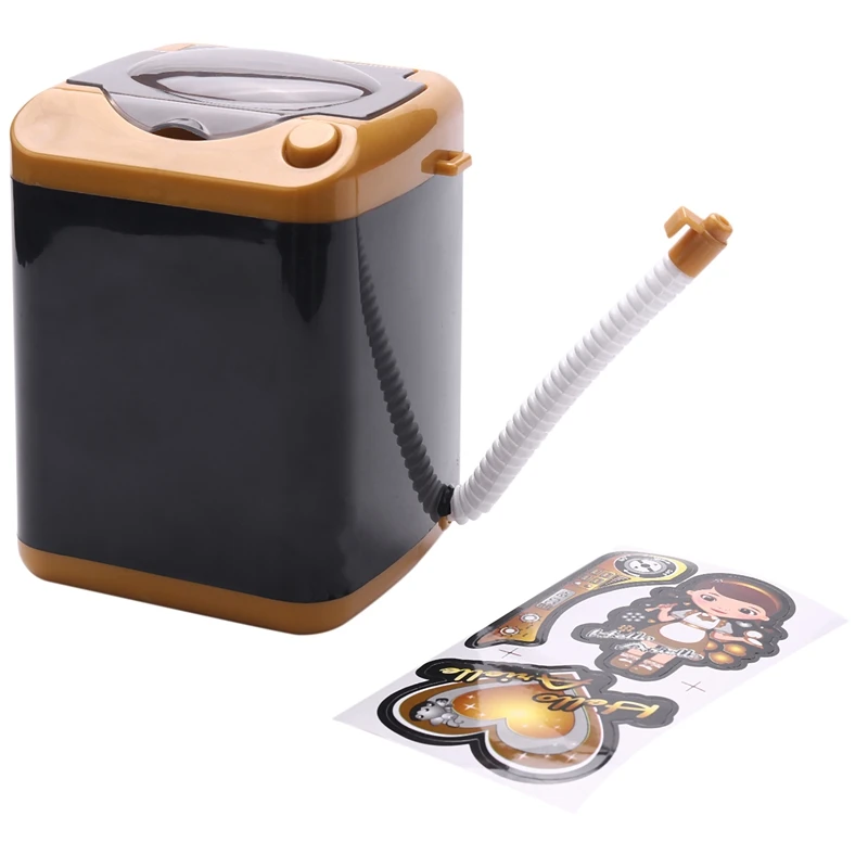 

Multifunction Gold Blender Washing Machine Kids Washing Machine Toy Beauty Sponge Brushes Makeup Brush Cleaning Electric Washer