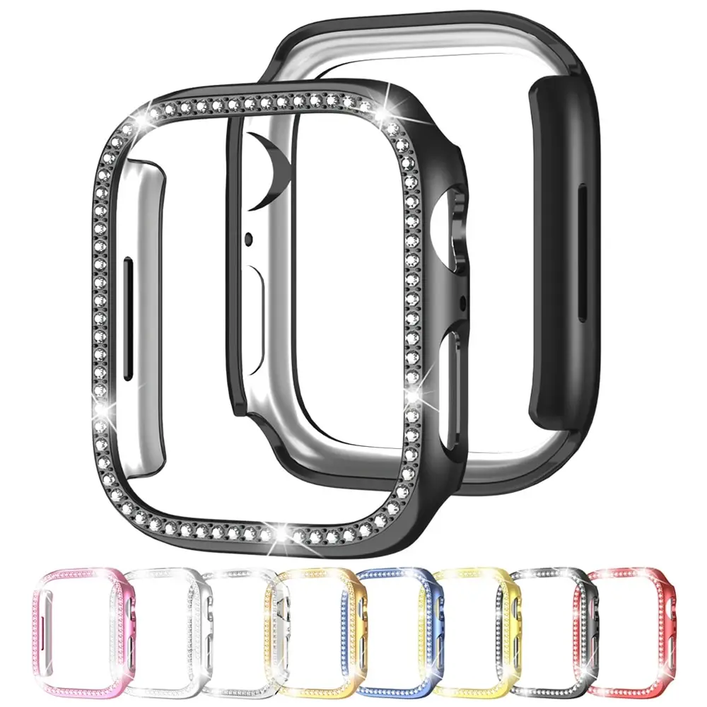 Фото Защитный Чехол Almaz Diamond Для Apple Watch Series 9 8 7 — Жесткий Поликарбонатный Бампер, Совместимый С Iwatch 6 Se 5 — 40 Мм №1