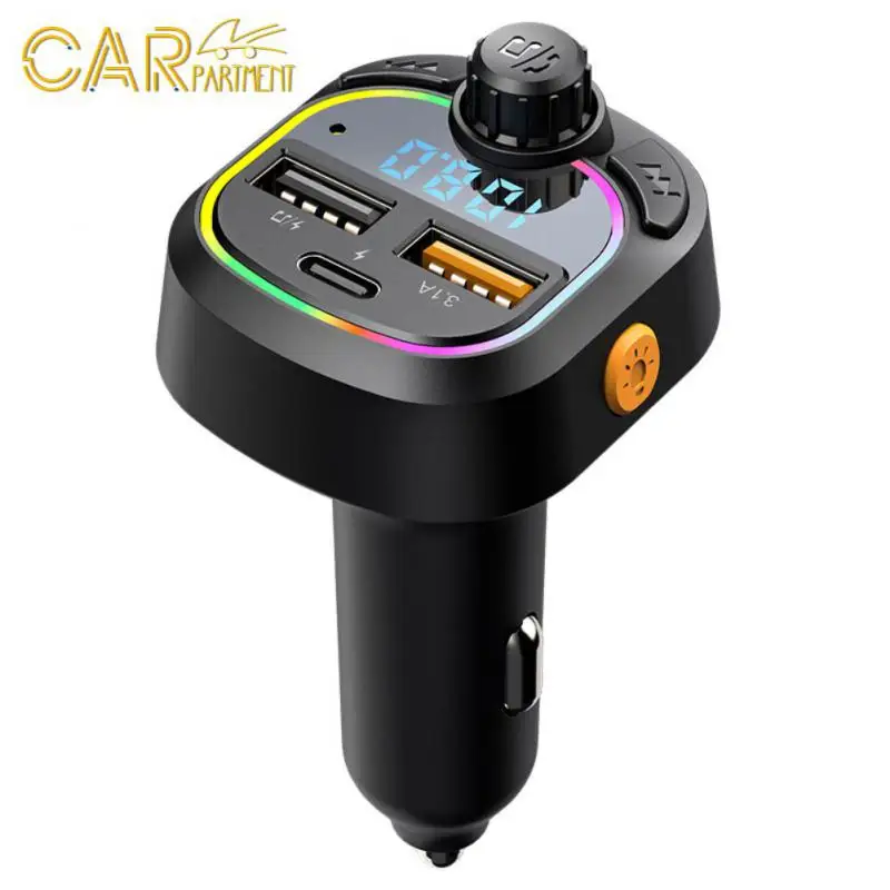

Universal Car Fm Transmitter Large Display Handsfree Radio Mp3 Player Handsfree Dual Usb Car Charger Car Accessories 3.1a