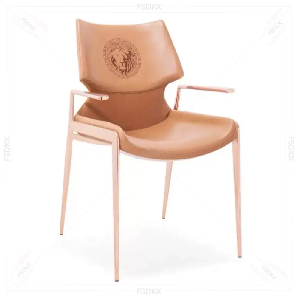 Мебель для дома столовая ресторан дешевая цена металлический каркас кожаный