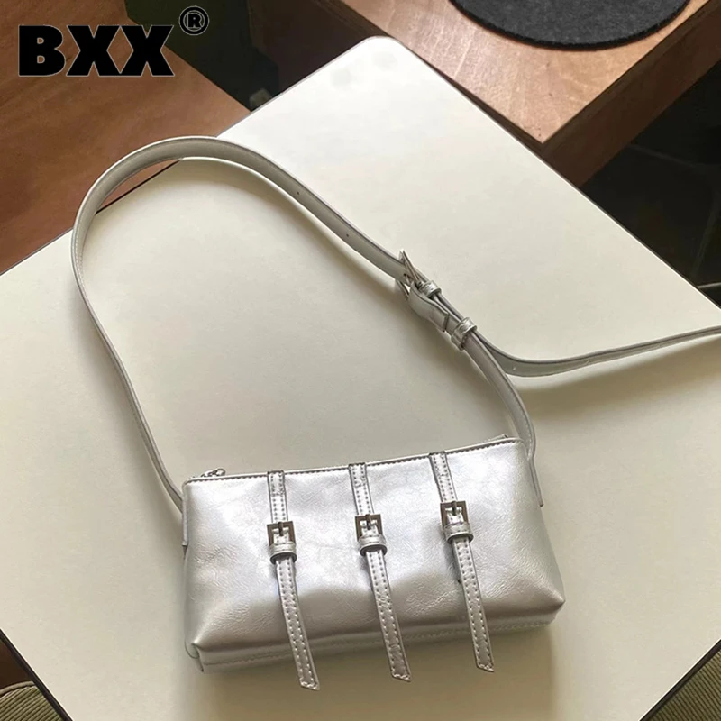 

[BXX] Korean Niche Designer Crossbody Bag For Women New Fashion Shoulder Underarm Bags Casual 2023 Female Handbag 8AB405