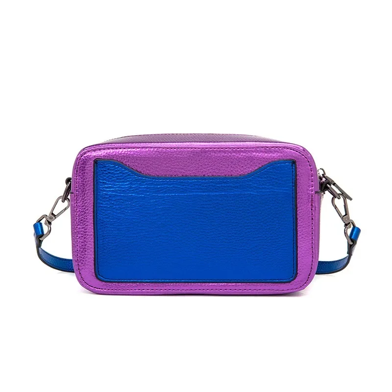 KURTGE GEIGERE LONDON женская сумка в стиле пэчворк с цепочкой на одно плечо через Радужная