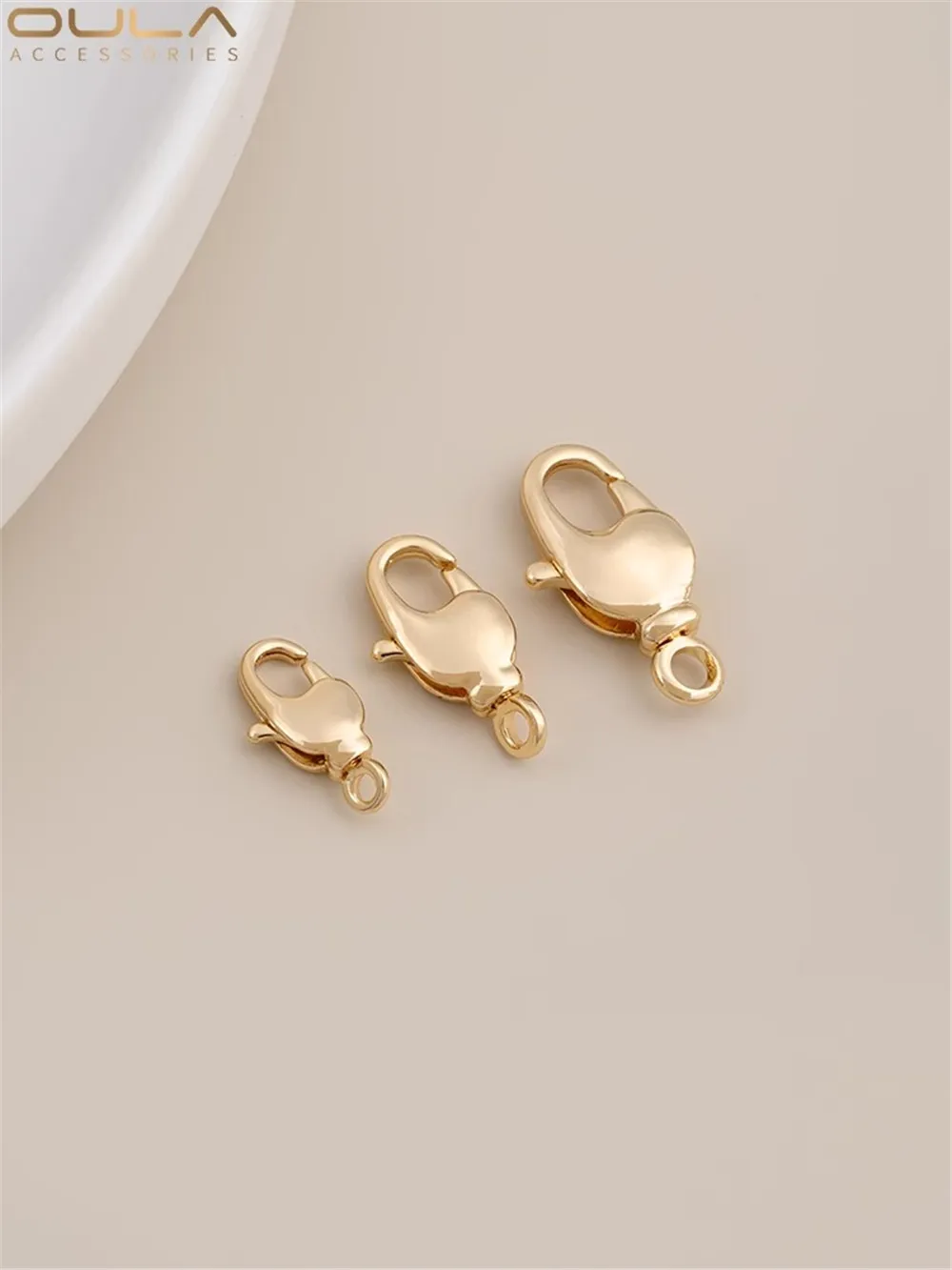 Универсальная вращающаяся Пряжка Корейская пряжка-карабин 14K сумка Золотой
