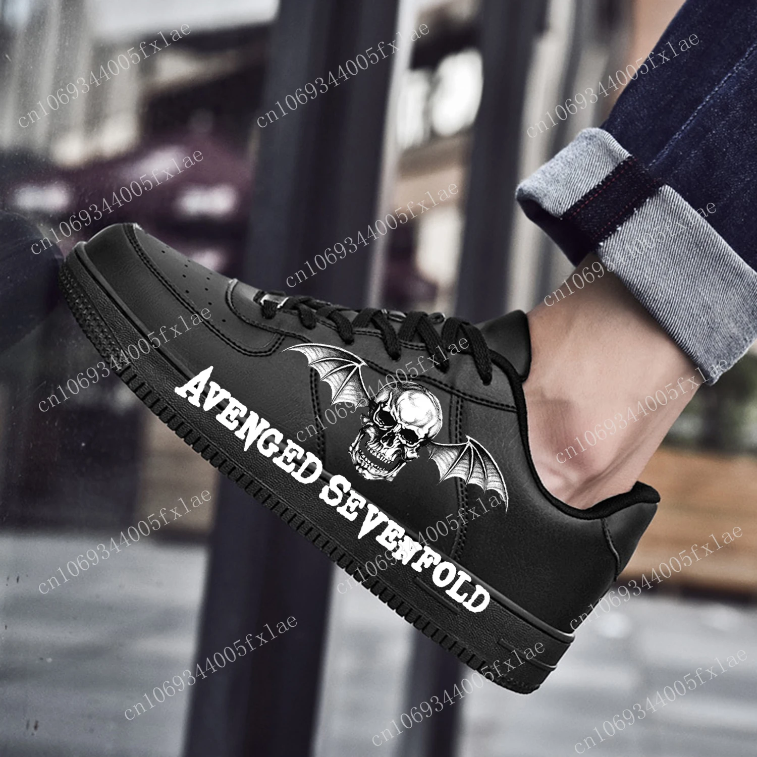 

Avenged Sevenfold A7X AF Basketball Mens Womens Sports Running High Quality Flats Force Sneakers Lace Up Mesh Customized Shoe