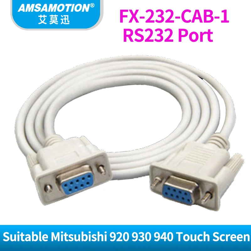 Женский кабель для порта RS232, подходит для Mitsubishi FX-232-CAB-1 920 930 940 GT1275, Кабель для программирования сенсорного экрана (art.: 3920bfdcbc59b) - 3920bfdcbc59b