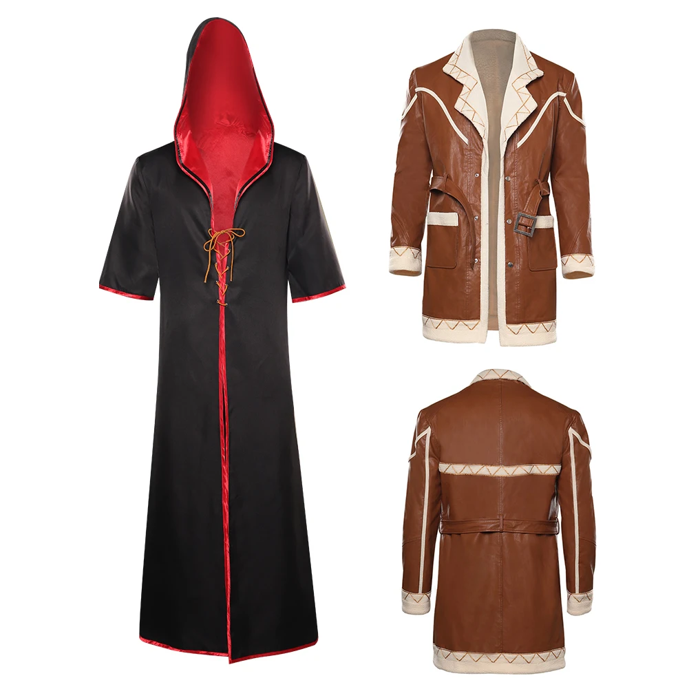 

Seb Sallow Cosplay Men Costume School Uniform Robe Cloak Legacy Magician Roleplay Coat Halloween Party Male Disguise Outfits