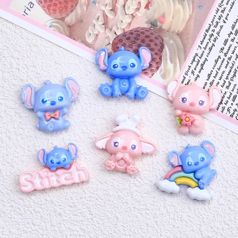 100 шт. декоративные кабошоны из смолы для волос