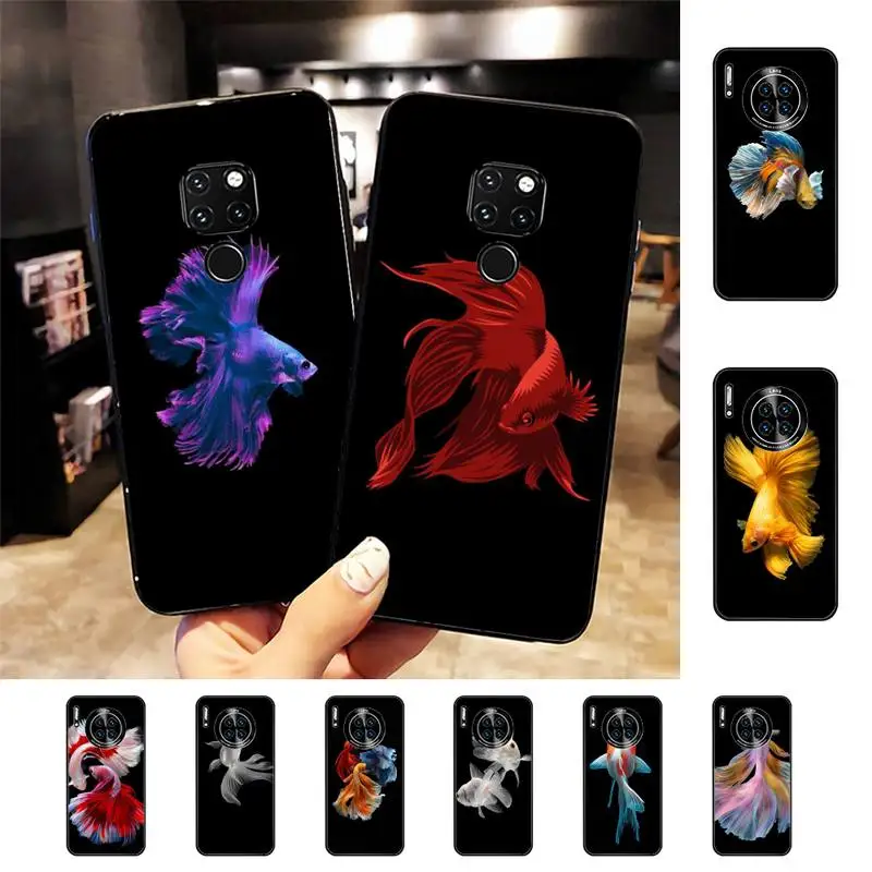 

Small goldfish Phone Case for Huawei Mate 20 10 9 40 30 lite pro X Nova 2 3i 7se