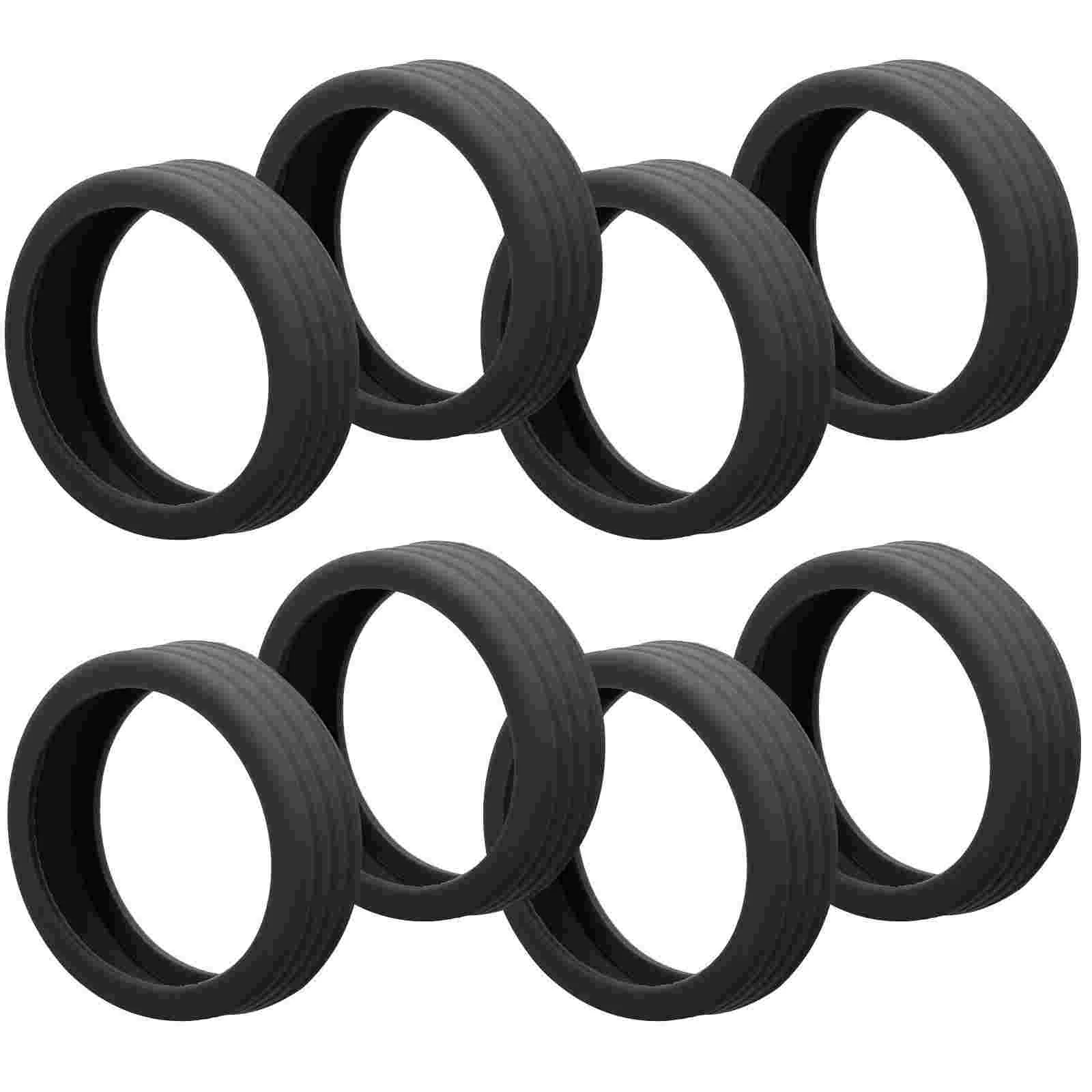 

8 Pcs Protective Cover Castors Luggage Spinner Wheels Silica Gel Covers Suitcase