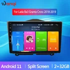 Автомагнитола 1DIN RAM1G + ROM 16G Android 11 с GPS-навигацией для LADA ВАЗ Granta Cross radio 2018 2019