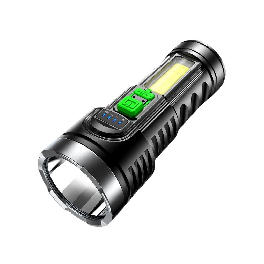 

Фонарик Ручной на батарейках водонепроницаемый электрический фонарик