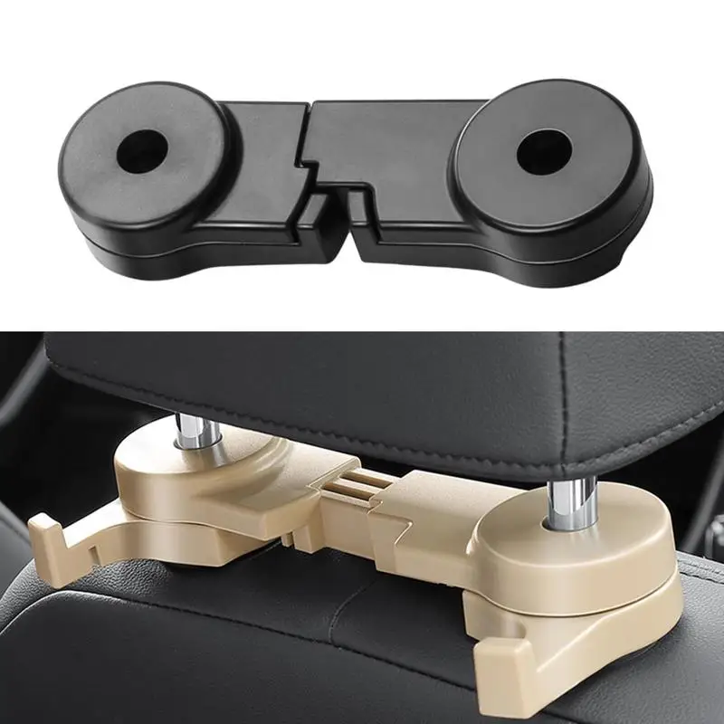 

2pcs Car Seat Back Hidden Hooks Car Supplies Multifunctional Hook Vehicle Back Seat Backrest Car Hooks Organizer Car Accessories