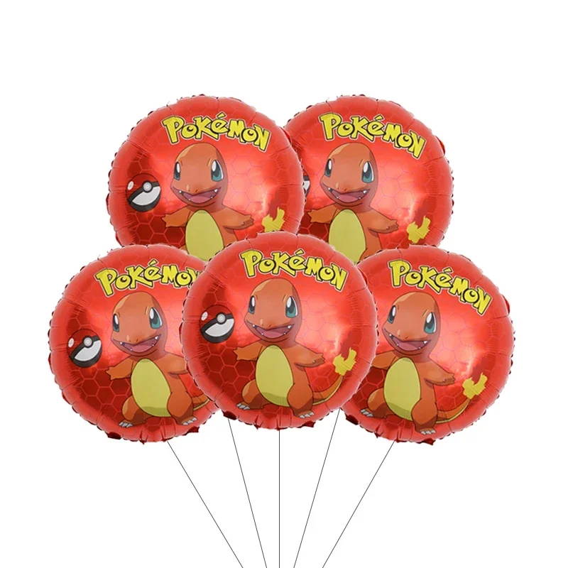 5pcs Pokemon Pikachu Go Aluminum Foil Balloon Birthday Party Decorations Boy Girl Gifts Air Globos Baby Shower Kids Party Gifts (art.: 3920cfbaed310) - 3920cfbaed310