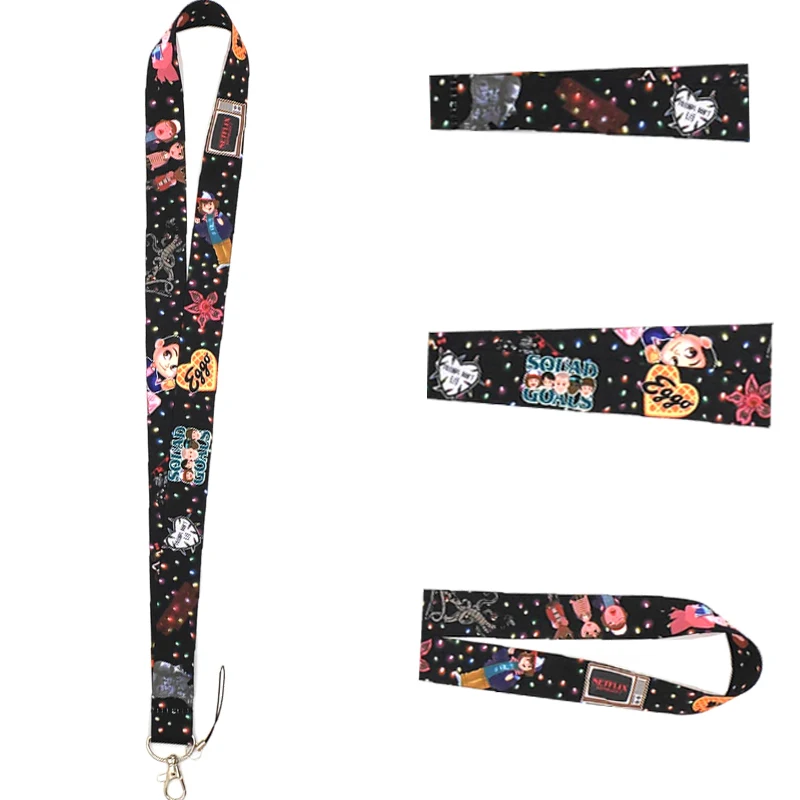 

Stranger Things season 4 eleven dustin phone holder lanyard keychain work id card lanyard long short mobile phone lanyard charm