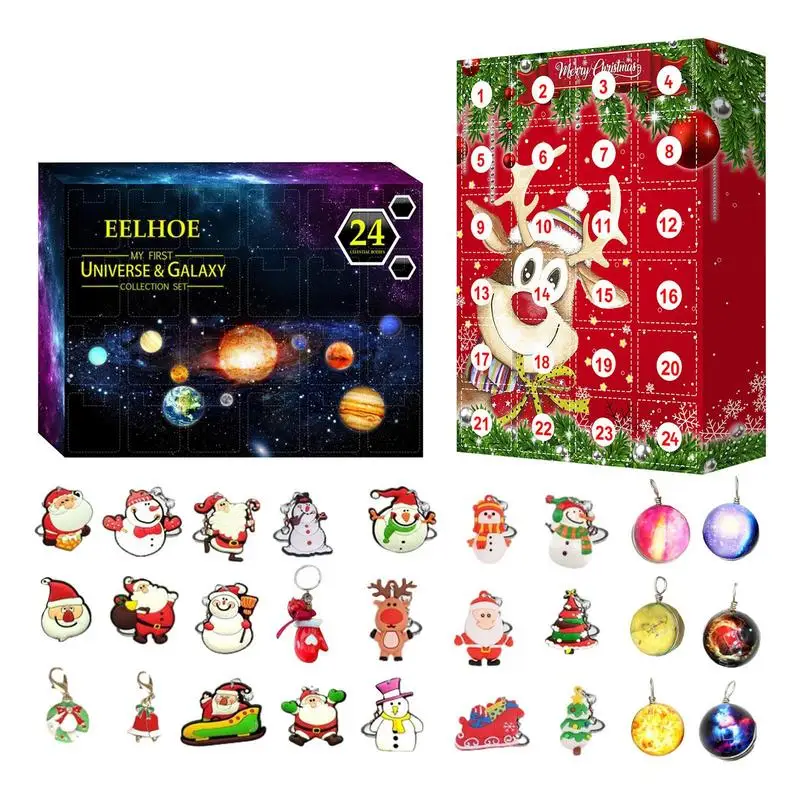 

2023 Advent Calendar 24 Days Christmas Holiday Countdown Calendar with Daily Collectible Surprises gift for New Year Boy Girls