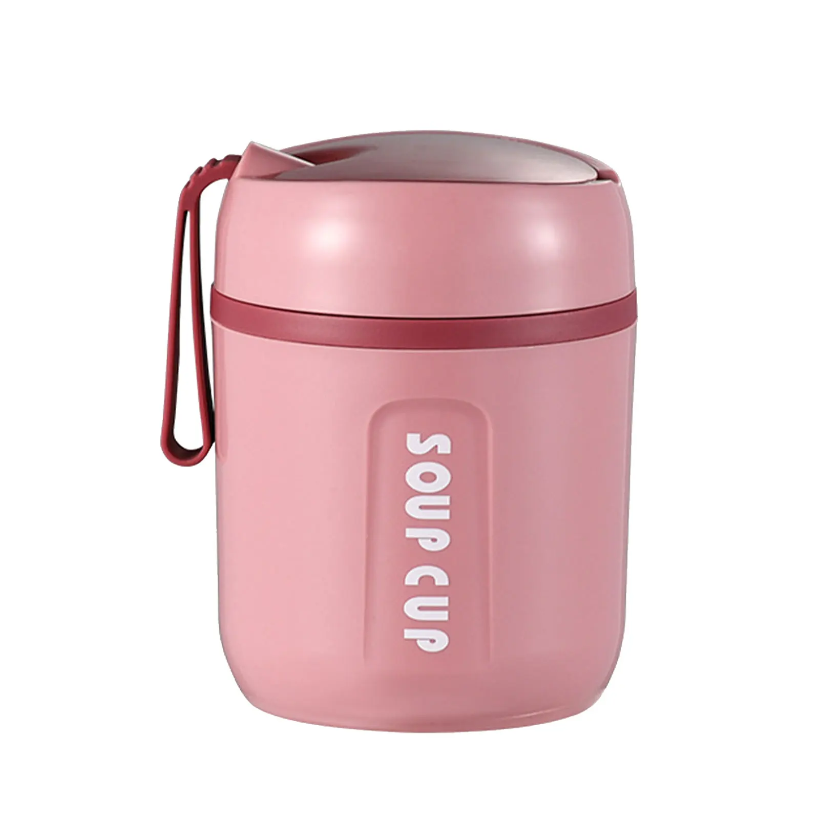 Контейнер для супа из нержавеющей стали Bento с ложкой Ланч-бокс пищевая банка