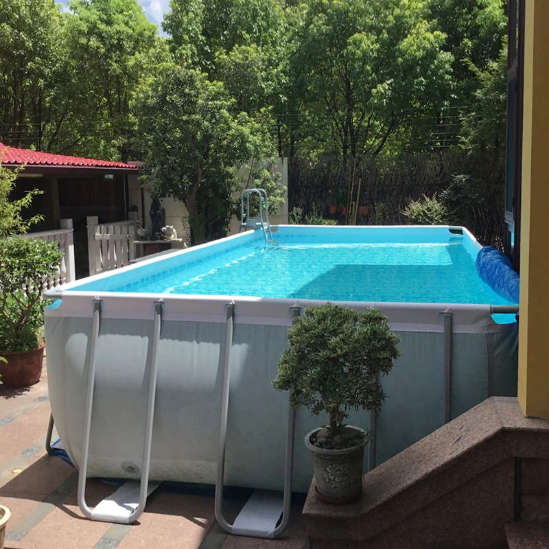 

Above Ground Swimming Pool Removable Accessories Large Size Swimming Pool for Country House for Adults Piscinas Water Amusement