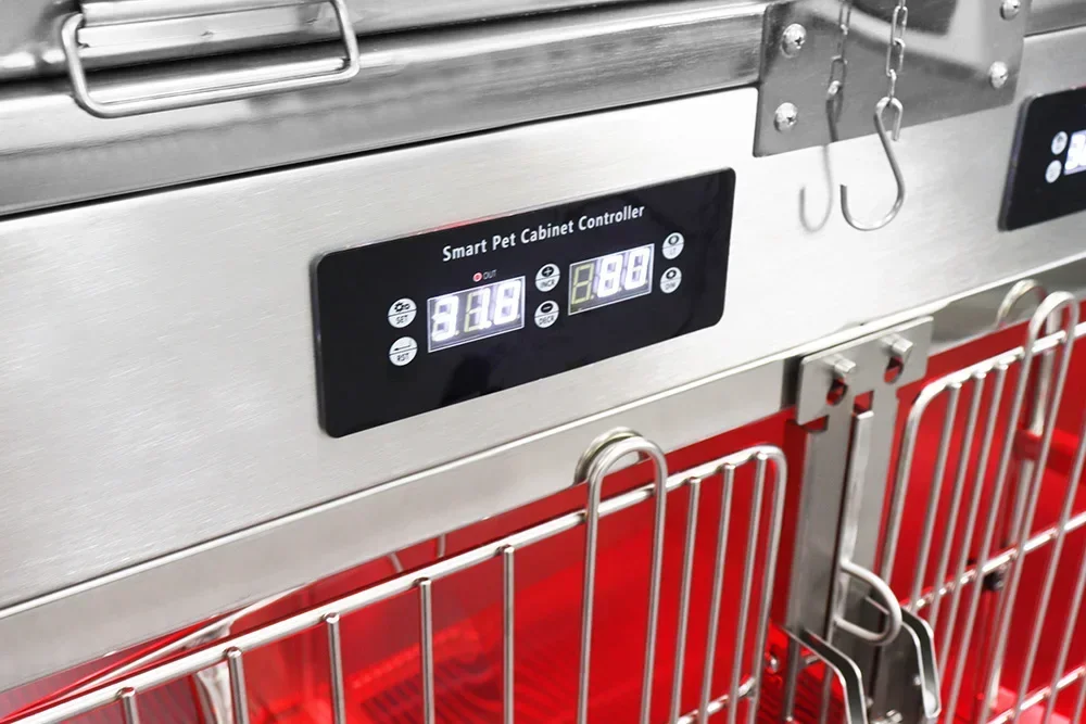 Ветеринарная клетка для собак из нержавеющей стали домашних животных теплая