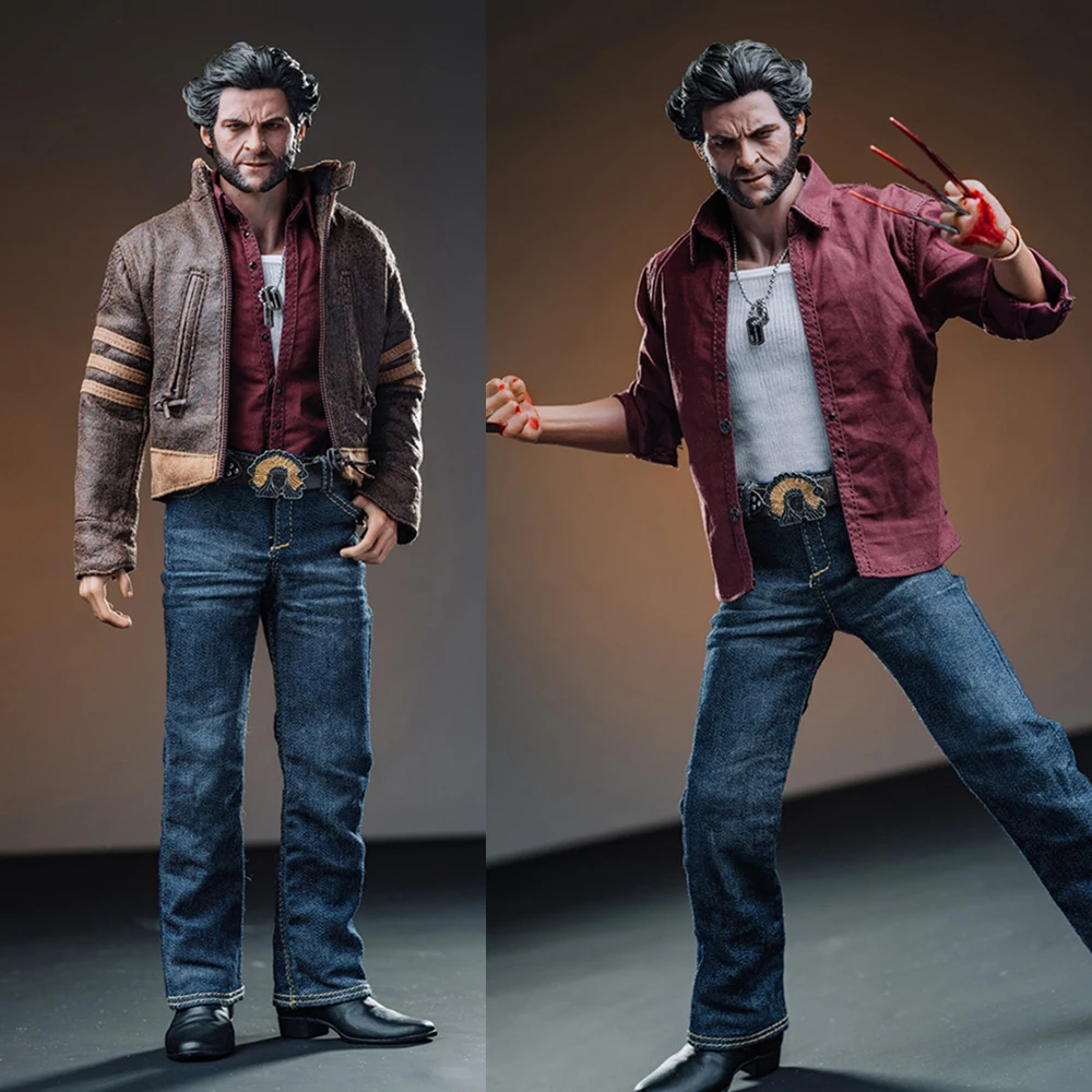 

In Stock JXTOYS-042 1/6 Scale Male Soldier Uncle Wolf Hugh Jackman Figure 12" Action Body Doll Model for Fans Holiday Gift