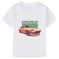jdm t shirts initial d shirt japanese retro car print tops kids 100 cotton o neck summer clothes girls casual boys graphic tees