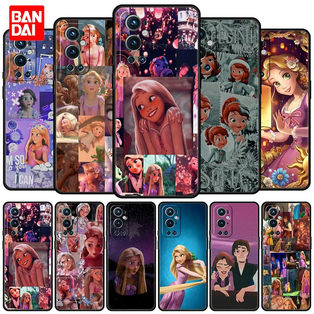 

Cover Case for Case for Oneplus 9 10 Pro 8 8T 9R Nord 2 N100 N10 CE N200 5G Full Japan Style Coque Cell Disney Rapunzel Anime