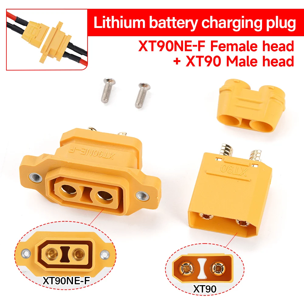 Аккумуляторная батарея XT90NE RC Lipo штекерные гнездовые разъемы с корпусом в футляре