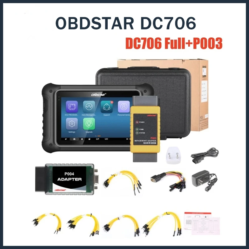 Инструмент OBDSTAR DC706 электронный блок управления для автомобилей и мотоциклов с P003