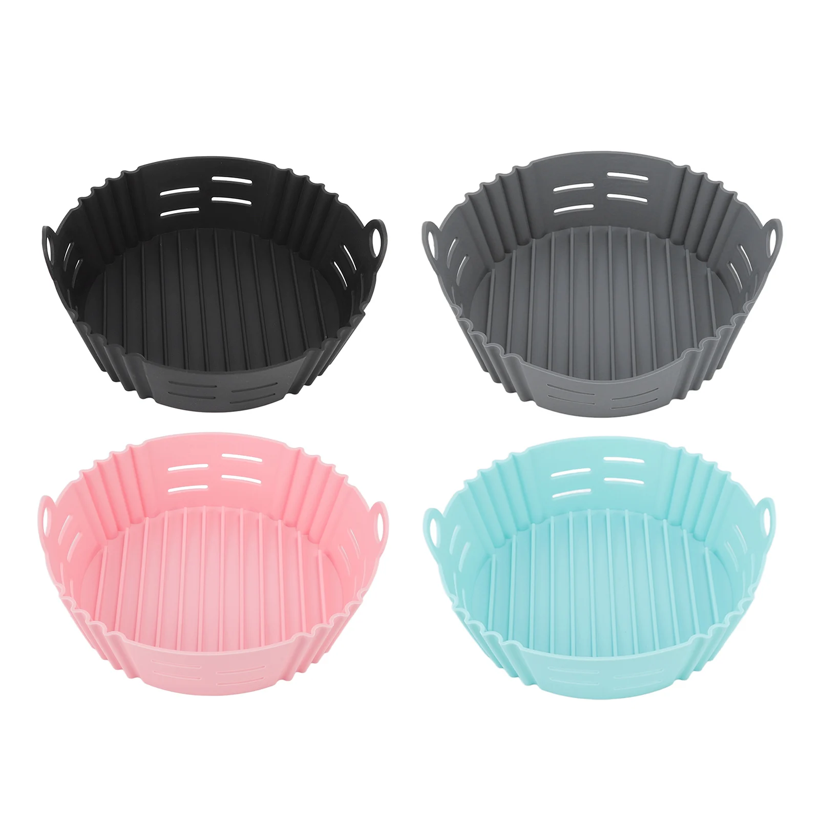 

Fryer Basket Food Grade Oilproof Washable Fryer Silicone Liner for Cooking