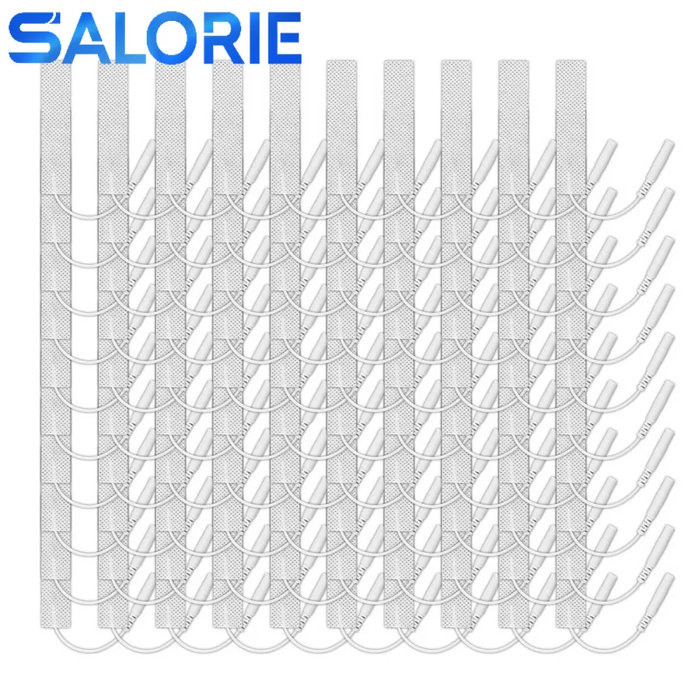 

50/100pcs Tens Pads for Tens Machine Muscle Stimulator Massage Electric Relaxing Massager 1.5*7cm Non-woven Pinhole Massage Pad