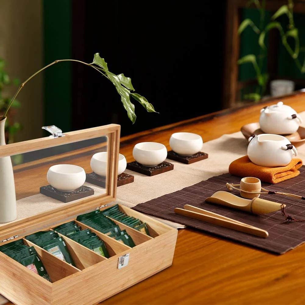 Многофункциональная бамбуковая система чайный пакетик органайзер для ювелирных