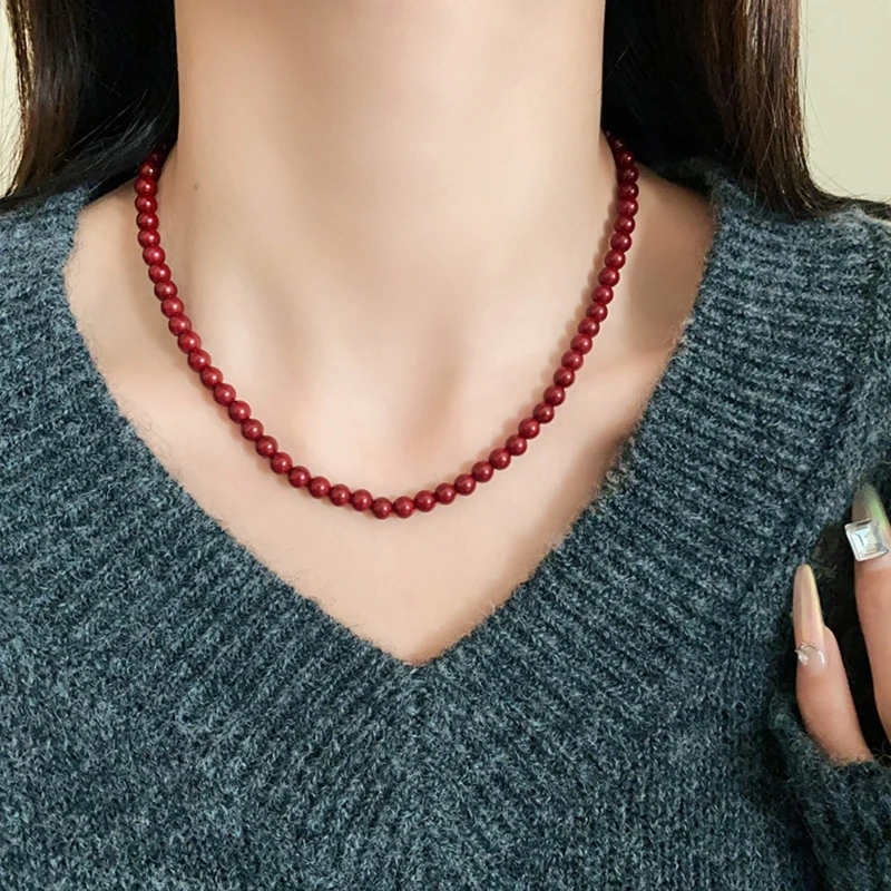 Модные яркие цветные бусины с драгоценными камнями регулируемые длинные