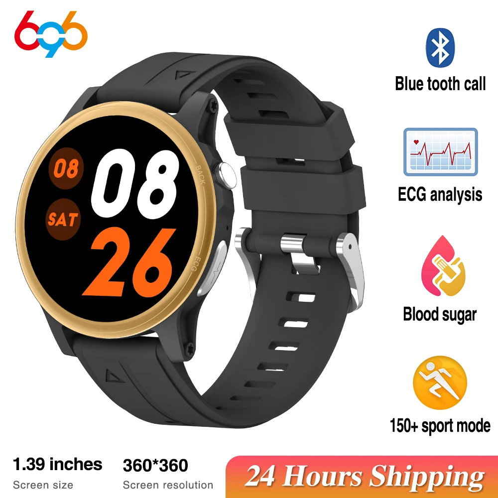 

ZL89 Smart Watch Men 1.39inch Screen Blue Tooth Call AI Voice Assistant IP67 ECG Blood Glucose Sports Smartwatch For IOS Android