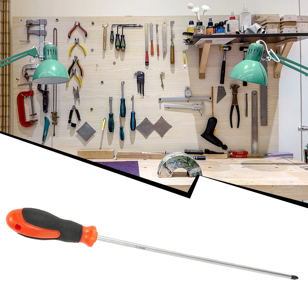 

Cross Screwdriver Replacement Slotted With Handle 12 Inch Long 6X300L Magnetic Portable Practical Repair Durable
