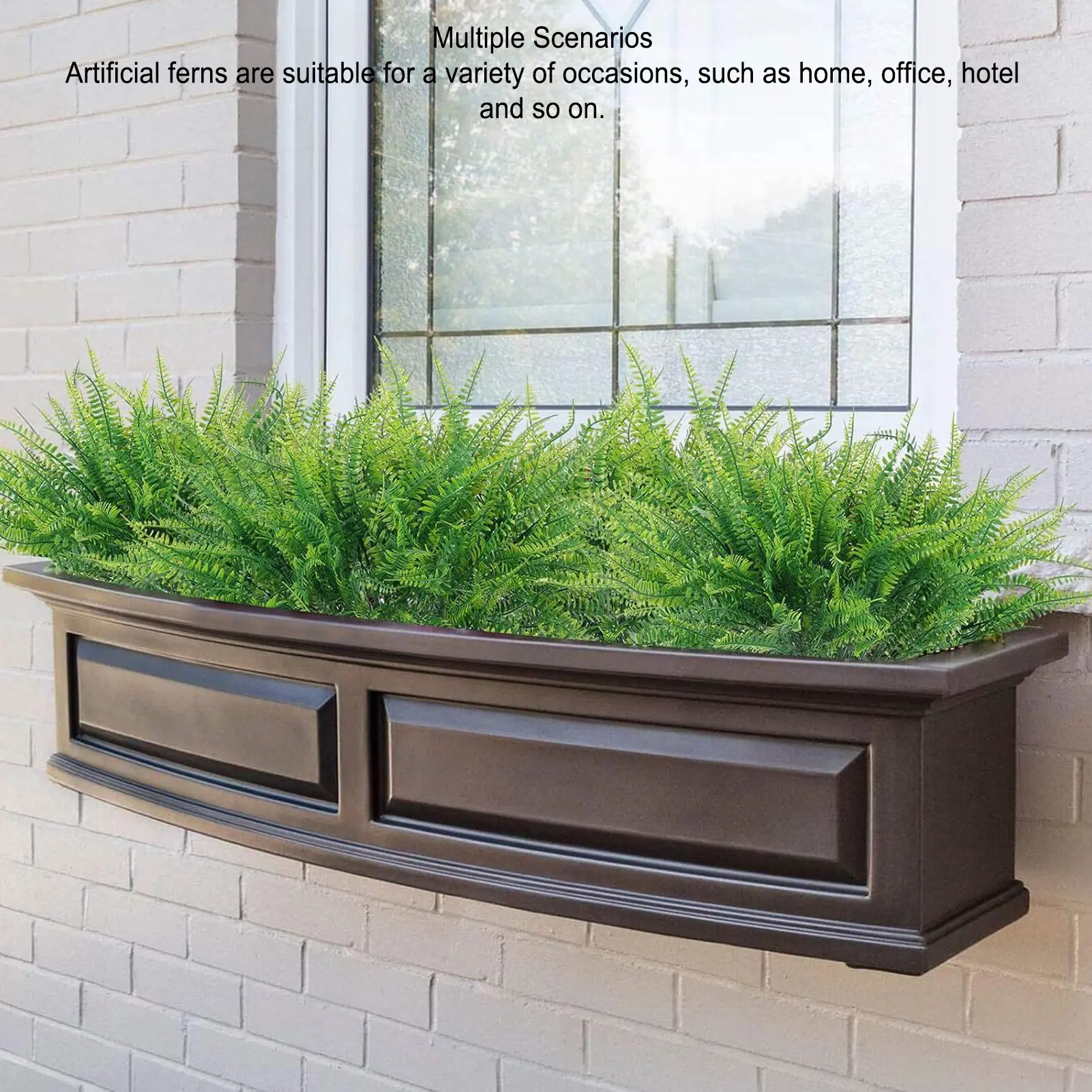 Искусственные растения ветви Реалистичная зелень искусственные папоротник