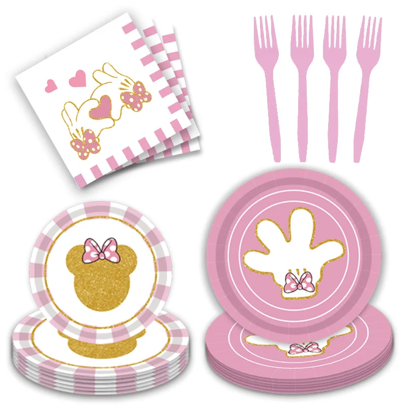 Набор декора для дня рождения Минни Маус