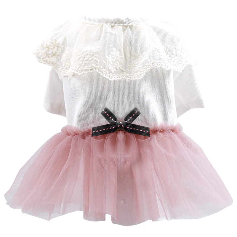 

New Dog Cat Dress Tutu Lace Design Pet Puppy Spring/Autumn Clothing Apparel
