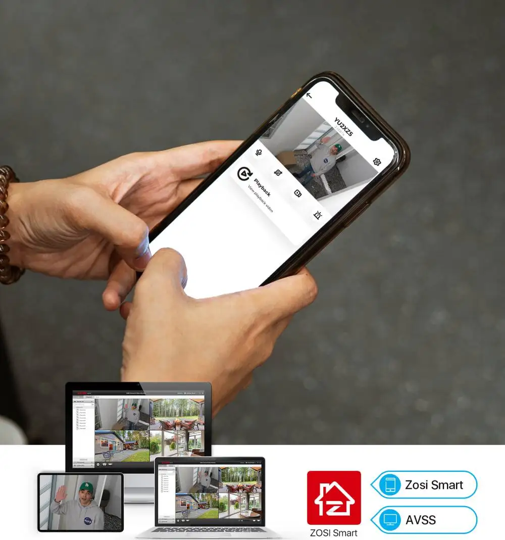 Pаспродажа ZOSI 4K Ip-камера, дополнительная PoE камера безопасности, двухсторонняя аудио 8MP Ультра HD цветная камера ночного видения, домашняя CCTV камера виде...