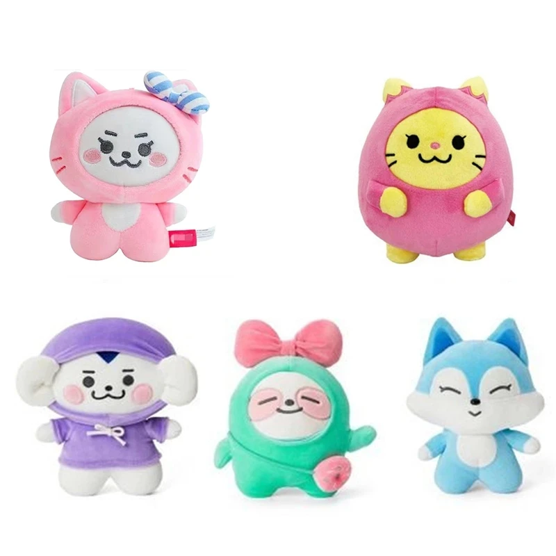 

Cute Cartoon Kawaii Korean Idol Group ITZY WDZY Lia Ryujin Yuna Plush doll lovers Adults and children Birthday Gift