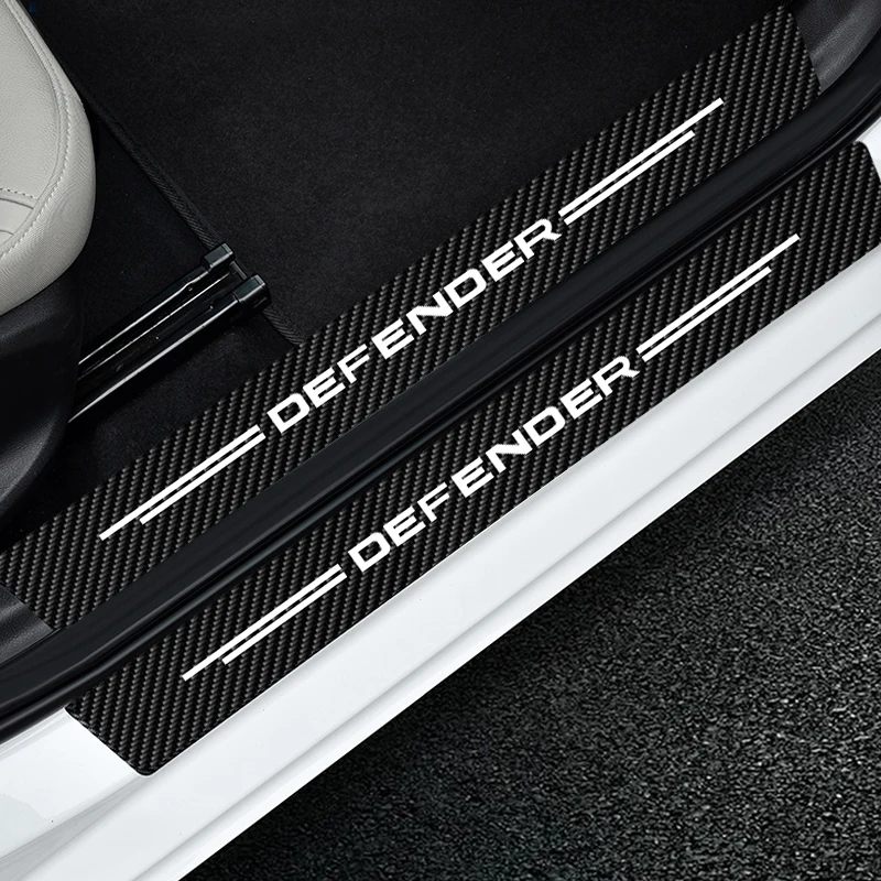 

4 шт., наклейки на пороги автомобиля Land Rover Defender 2022 2021 2020