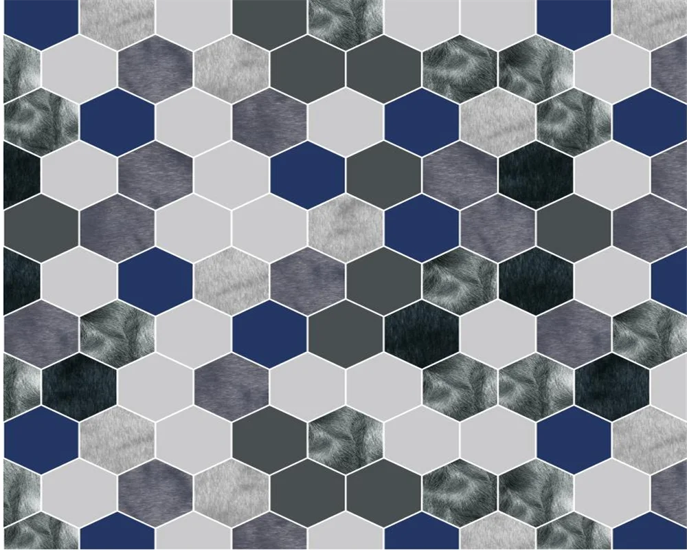 Бумажные обои beibehang высокое качество синие классические в скандинавском стиле