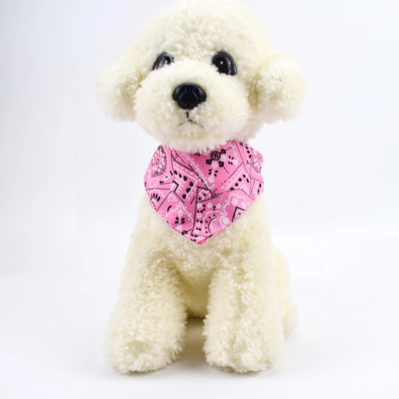 

1PC Adjustable Pet Dog Burp Cloth Puppy Cat Scarf Collar Bibs Cat Neck Decoration Small Dog Scarf Pet Supplies Dog Accessories