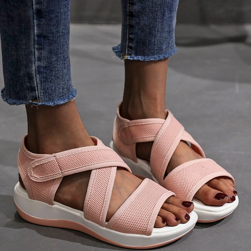 

Women's 2022 New Faux Suede Color Matching Set-on Flat-bottomed Comfortable Classic Fashion Casual Sandals and Slippers