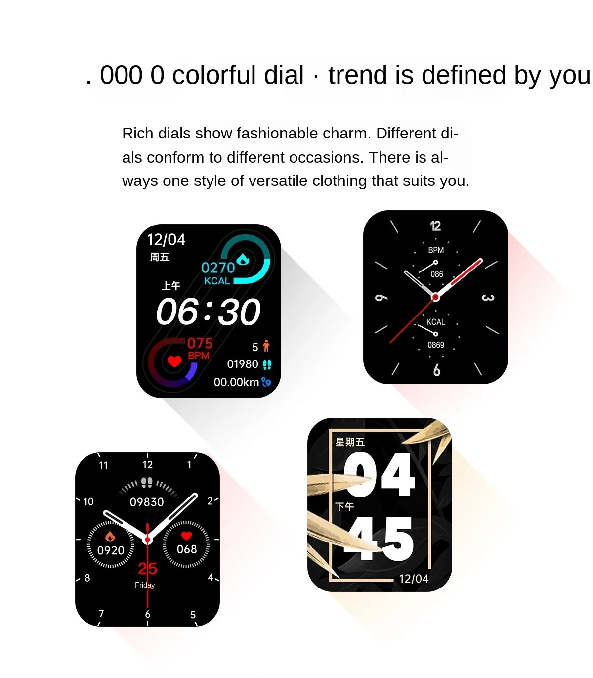 DW11 smart watch For men women multifunction measuring body temperature and heart rate  mens watch  waterproof fashion watches