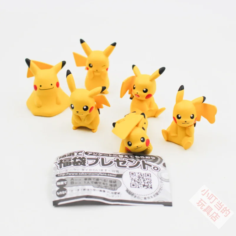 

Покемон Карманный Монстр Коллекция Сменные Ditto Pikachu кукла подарки игрушка модель Аниме фигурки собирать украшения