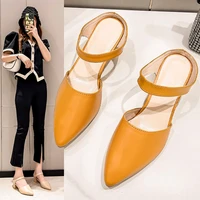 2022 spring and summer new sandals womens high heeled shoes comfortable high heeled thick heeled sandals womens shoes