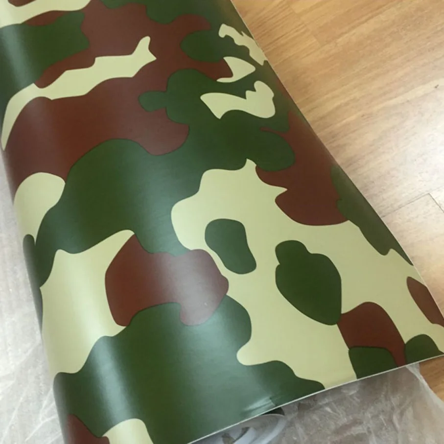 Горячая Распродажа лесная камуфляжная виниловая пленка для автомобиля, безвоздушная камуфляжная пленка виниловая пленка для отделки автомобиля, 10/20/30/40/50/60 см x см/лот