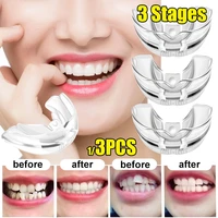 dental orthodontic teeth corrector silicone braces retainer straighten tools teeth capped for adults tooth care tools 3 phases
