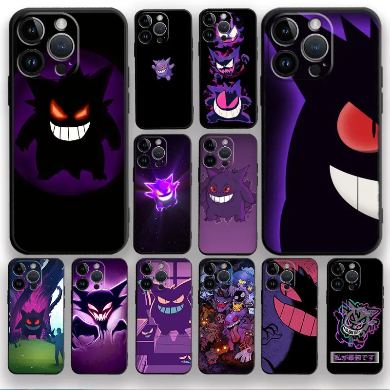 

Pokemon Gengar For iPhone 14 13 12 11 Pro X XR XS Max 8 7 Plus Mini Phone Case